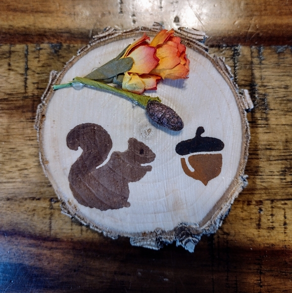 NEW, handmade Bundle of 5 Fall Themed Magnets - Picture 5 of 8